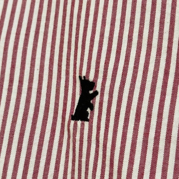 Y2K Vintage Juicy Couture Pink and White Long Sleeve Shirt - Picture 4 of 7